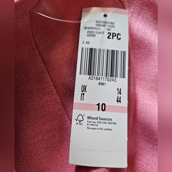 Le Suit Grapefruit 3pc Formal Set - Picture 14 of 16